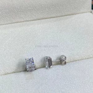 ต่างหูเพชรแท้จากห้องปฏิบัติการที่ได้รับการรับรองจาก IGI ทอง 10k 14k 18k ดีไซน์เครื่องประดับชั้นดี มีตัวเลือกทองคำแท้สีเหลือง สีโรสโกลด์ และสีขาว สำหรับวันเกิด - Product Image 1