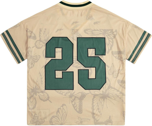 Camiseta de Fútbol de Malla Personalizada con Cuello en V, Manga Corta, Número 25, Estrellas Verdes, Transpirable y que Absorbe la Humedad para Adultos - Product Image 4