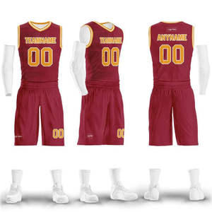 Ensemble de maillots de basket-ball en mesh de haute qualité avec sublimation personnalisée, respirant, séchage rapide, uniforme d'équipe, vêtements d'entraînement pour hommes adultes - Product Image 4