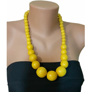 Collar de Resina Geométrico Colorido con Cuentas Circulares, Joyería Unisex de Calidad, Regalos de Moda, Accesorio Moderno para Mujer - Product Image 5