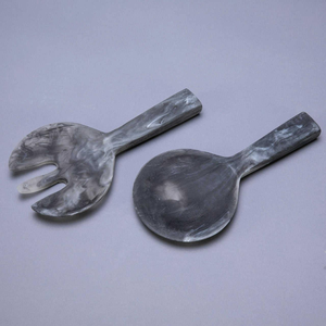 Handmade Resin Spoons Salad Servers Eco-Friendly Gold Plated Long Handle Multicolor Party Use Bulk Wholesale India Food Contact - Product Image 4