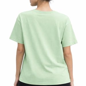 Camiseta de Mujer con Cuello Redondo, Estilo Vintage, Transpirable, de Secado Rápido, Poliéster/Algodón, Manga Corta, Corte Regular, Suave y Cómoda para el Verano - Product Image 2
