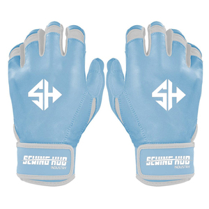 ถุงมือตีเบสบอลหนังแกะพรีเมียม OEM สีตามสั่ง ถุงมือตีซอฟต์บอลสำหรับมืออาชีพ ผลิตจากโรงงาน จำหน่ายส่ง - Product Image 1