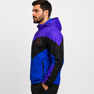 Chaqueta cortavientos personalizada para hombre diseñada con materiales de primera calidad, tacto ligero y servicios de fabricación de marca privada OEM ODM - Product Image 4