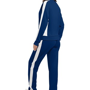 Ensemble de survêtement décontracté pour femme, coupe-vent, à capuche, avec perles, écologique, manches longues, léger, couleur unie, pour l'automne - Product Image 3