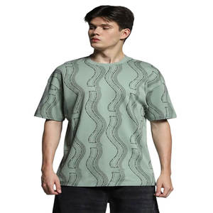 T-shirt Homme Vintage Oversize à Épaules Tombantes en Coton 100% de Haute Qualité, Manches Courtes, Tendance, avec Logo de Créateur – Collection Été 2026 (Vente en Gros) - Product Image 4