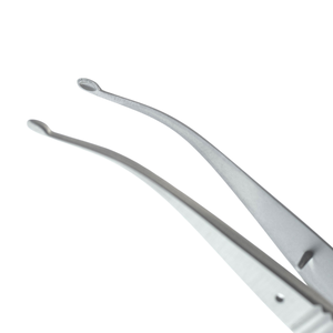 Pinces à capsule Arruga 4 pouces, courbure standard, en acier inoxydable, instrument chirurgical ophtalmique pour la préhension des capsules - Product Image 4