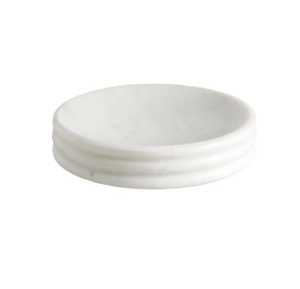 Support à Savon Rectangulaire en Résine de Verre Ondulé Violet – Accessoire de Salle de Bain pour Lavabo et Douche - Product Image 2