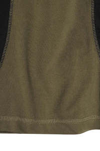 Camisetas de Manga Corta para Hombre, Diseño Nuevo, Color Verde Oliva, Paneles Geométricos, Algodón, Precio al por Mayor, Hechas en Pakistán - Product Image 5