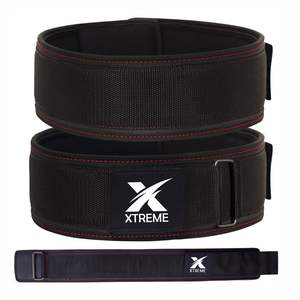 Ceinture de musculation professionnelle en néoprène avec fermeture auto-agrippante pour entraînement en salle et entraînement d'équilibre - Product Image 5
