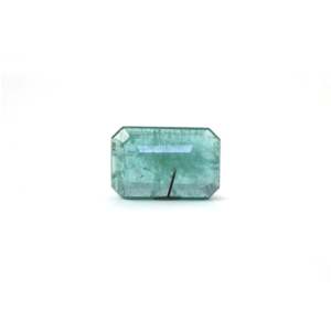 Natural Zambian Emerald 10 Carat Loose Gemstone Emerald Cut Green Stone for Fine Jewelry - Product Image 2