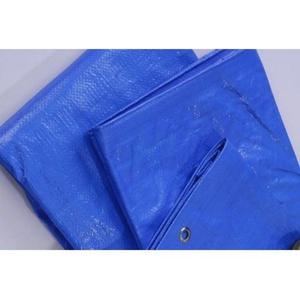 Bâche HDPE bleue Tissu polyester tissé lourd Style uni enduit imperméable pour vêtements Parapluies Textiles de maison - Product Image 2