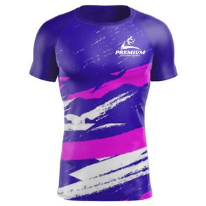 Pantalones Cortos de MMA de 2 Piezas para Hombre, Anti-UV, de Secado Rápido, Transpirables, de Spandex/Poliéster, y Camiseta de Rash Guard de Punto para Lucha BJJ - Product Image 1