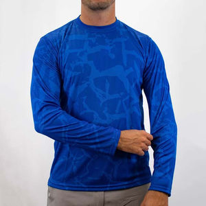 T-shirts de pêche personnalisés en gros, fabricant OEM, marque privée, production en vrac, protection UV, vêtements respirants, fournisseur - Product Image 6