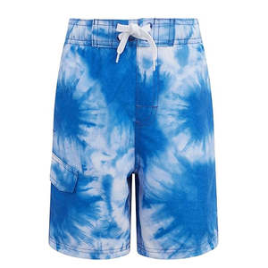 Shorts de bain tie-dye pour hommes, séchage rapide, légers, respirants, pour la plage et la natation, avec cordon de serrage - Product Image 1