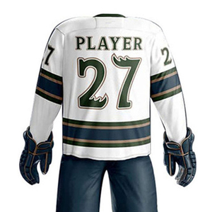 100% Polyester Breathable Quick Dry Ice Hockey Uniform Private Label Polyester Made Ice Hockey Uniform - Product Image 6
