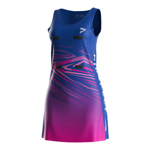 <b>Custom</b> Designed Polyester Breathable Skirt <b>Dress</b> Sublimation Netball Jersey for Women & Girls Team Uniform <b>Custom</b> Club Logo - Product Image 5
