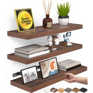 Wholesale <b>Bamboo</b> Floating <b>Shelving</b> Hook System - Modular Storage Solution - Product Image 1