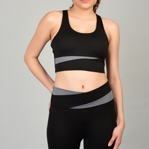Training High Quality Sports <b>Bra</b> High Waist Leggings Suit Long Sleeve Workout Wear Gym Sportswear Women Fitness Clothes Yoga Set - Product Image 5