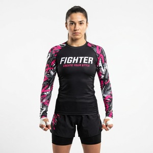 Camiseta de Entrenamiento de Lucha para Mujer de Manga Larga con Material Deportivo Transpirable de Secado Rápido - Product Image 6