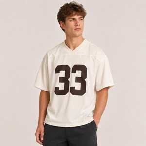 T-shirt de sport léger en jersey respirant, anti-transpiration, coupe confortable, vêtements d'entraînement pour hommes et femmes actifs - Product Image 3