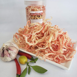 CALAMAR SÉCHÉ EFFILÉ 300g – Fournisseur d'usine du Vietnam – Prêt à consommer – Snack de fruits de mer pour les commerces – Emballage de détail - Product Image 2