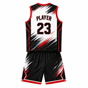 Conjunto de Uniforme de Baloncesto Juvenil, Camisetas y Pantalones Cortos de Baloncesto Sublimados Personalizados para Equipos Escolares, Clubes y Torneos - Product Image 4