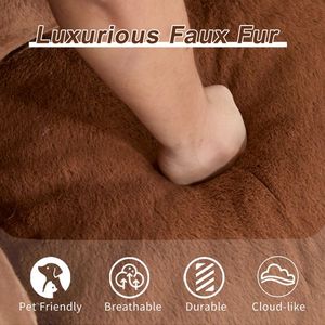 Ultra Soft Fluffy Loveseat Bean Bag Sofa Giant Bean Bag Couch for Adults Oversized Chase Lounge Chair for Indoor Living Room - Product Image 4