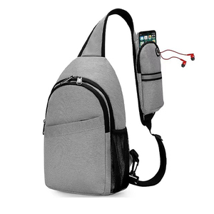 Mochila de viaje unisex personalizada, impermeable, convertible, bandolera, mochila cruzada para el pecho, mochila de día, bandolera para hombre. - Product Image 4