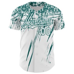 Maillot de baseball personnalisé à manches courtes, uniforme d'équipe entièrement boutonné, antibactérien, col en V, sangle en T, 100 % coton, été, printemps, hiver - Product Image 4