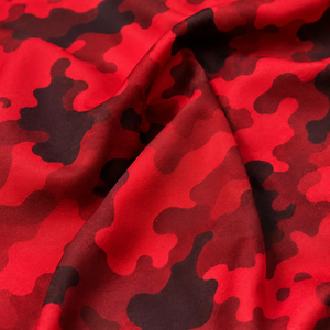Shorts de bain camouflage rouge pour hommes, séchage rapide, taille élastique, shorts de plage, logo personnalisé, maillot de bain d'été pour hommes - Product Image 5