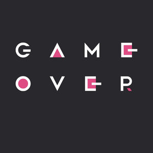 Suéter de Punto Negro para Hombre, Cuello Redondo, Corte Regular, Informal, con Estampado 'Game Over', para Otoño - Product Image 6