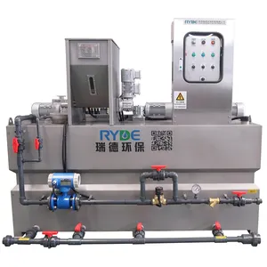 Factory price automatically polymer dosing equipment mixer coagulant flocculant polymer dosing equipment for sludge dewatering