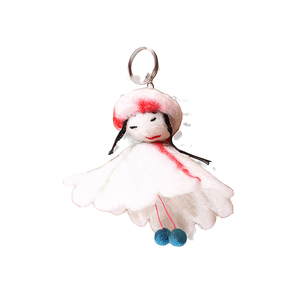 Princess Felt Woolen Key <b>Ring</b> Elegant Plush Key Chain for Displaying Your Keys - Product Image 2