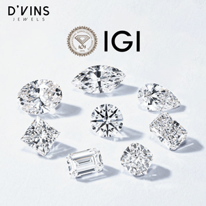 เพชรแล็บ D'vins Jewels ราคาขายส่ง 1 กะรัต สี D รูปทรงวงรี เพชรเม็ดเดี่ยว - Product Image 3