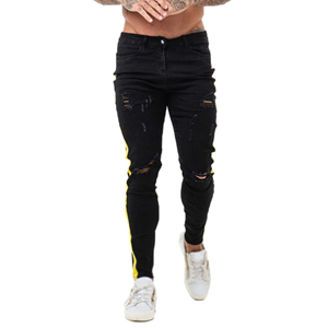 Pantalones Deportivos Casuales para Hombre, Negros, Transpirables, Ligeros, de Cintura Alta, 100% Algodón - Product Image 1