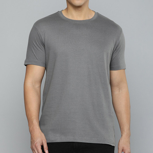 Camisetas de hombre de alta calidad, 180 gramos, lisas, transpirables, de secado rápido, cuello redondo suave, anti-pilling, corte regular. - Product Image 1