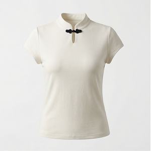 Nueva Llegada, Camisa de Oficina para Mujer, Primavera Otoño, Moda, Estampado Moderno, Vestido Informal para Dama, 240 g/m², 100% Algodón Satinado con Lentejuelas - Product Image 1