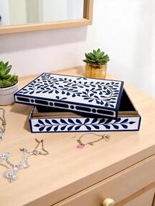 Caja de Joyería Decorativa Hecha a Mano con Diseño Marroquí de Flor de Amor con Incrustaciones de Hueso Ecológica, Decoración para Mesa del Hogar, Año Nuevo - Product Image 2