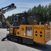 Foreuse de carottage souterraine à moteur diesel à commande automatique pour le forage transversal des tunnels miniers, facile à utiliser et portable