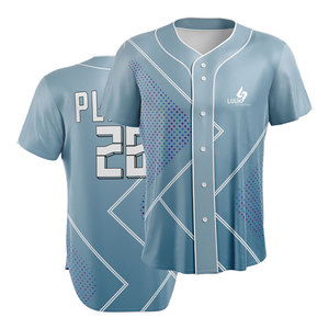 Camiseta de Softbol Personalizada para Mujer, Uniforme de Equipo con Botones, Sublimación, Nombre, Número y Logotipo Personalizados, Ropa Deportiva Transpirable - Product Image 3