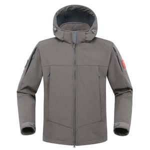 Venta al por mayor negro al aire libre a prueba de viento deportes Softshell rompevientos hombre chaqueta impermeable a prueba de viento - Product Image 3
