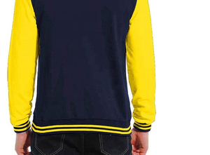 Blouson universitaire personnalisé avec texte au choix, imprimé sur mesure, style universitaire, veste de travail, mode baseball - Product Image 2