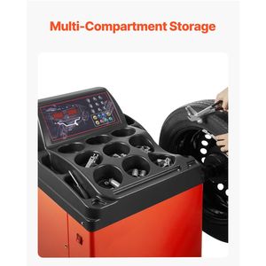 Macchina Smontagomme Durevole da 18 Pollici con 4 Misure di Cono 45 #   Bilanciatore per pneumatici rinforzato in acciaio, strumento per l'allineamento ruote Comp - Product Image 6