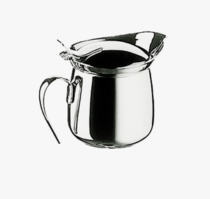 Pichet à lait moderne en acier inoxydable avec couvercle articulé, finition poli miroir, pour café et lait, vente en gros usine - Product Image 6