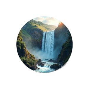 Posavasos de té de sublimación de círculo personalizado de 5mm hecho a mano de MDF y acrílico de la mejor calidad para la venta - Product Image 1