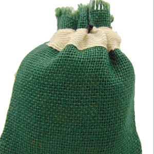 ถุงผ้าปอกระเจาแบบมีเชือกผูก พิมพ์โลโก้ตามสั่ง ถุงรักษ์โลก ถุงของขวัญขนาดเล็ก บรรจุภัณฑ์ขนาด 6 นิ้ว - Product Image 1