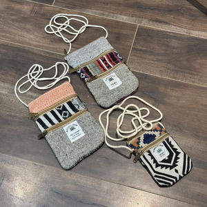 กระเป๋าคาดลำตัวป่านหิมาลายันทำด้วยมือ, 2025มีซิป3ช่องกระเป๋าท่องเที่ยวเป็นมิตรกับสิ่งแวดล้อมสำหรับโทรศัพท์บัตรและเงินสด - Product Image 3