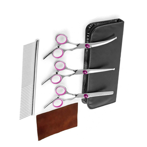 Tijeras de Peluquería Profesionales de Acero Inoxidable para Mezclar y Cortar Cabello, Kit de Accesorios para Barbería - Product Image 5