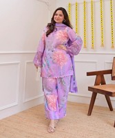 Kurti indien pakistanais vintage pour femme en coton, élégant et sexy, grande taille, longueur ras du sol, vente en gros en ligne